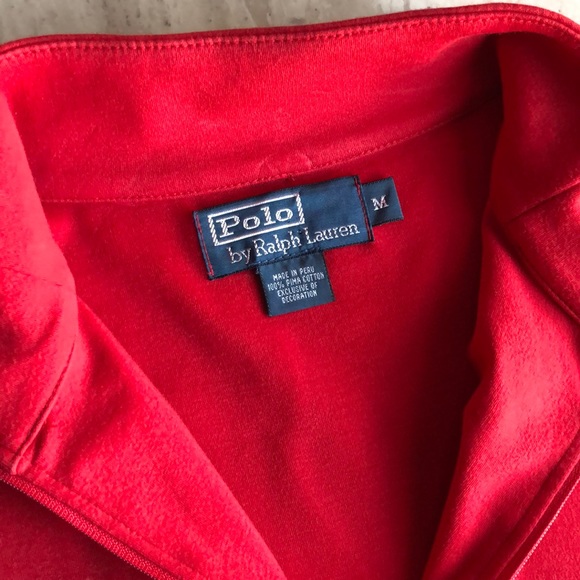 Polo by Ralph Lauren | long sleeve sweater | red - Picture 3 of 7